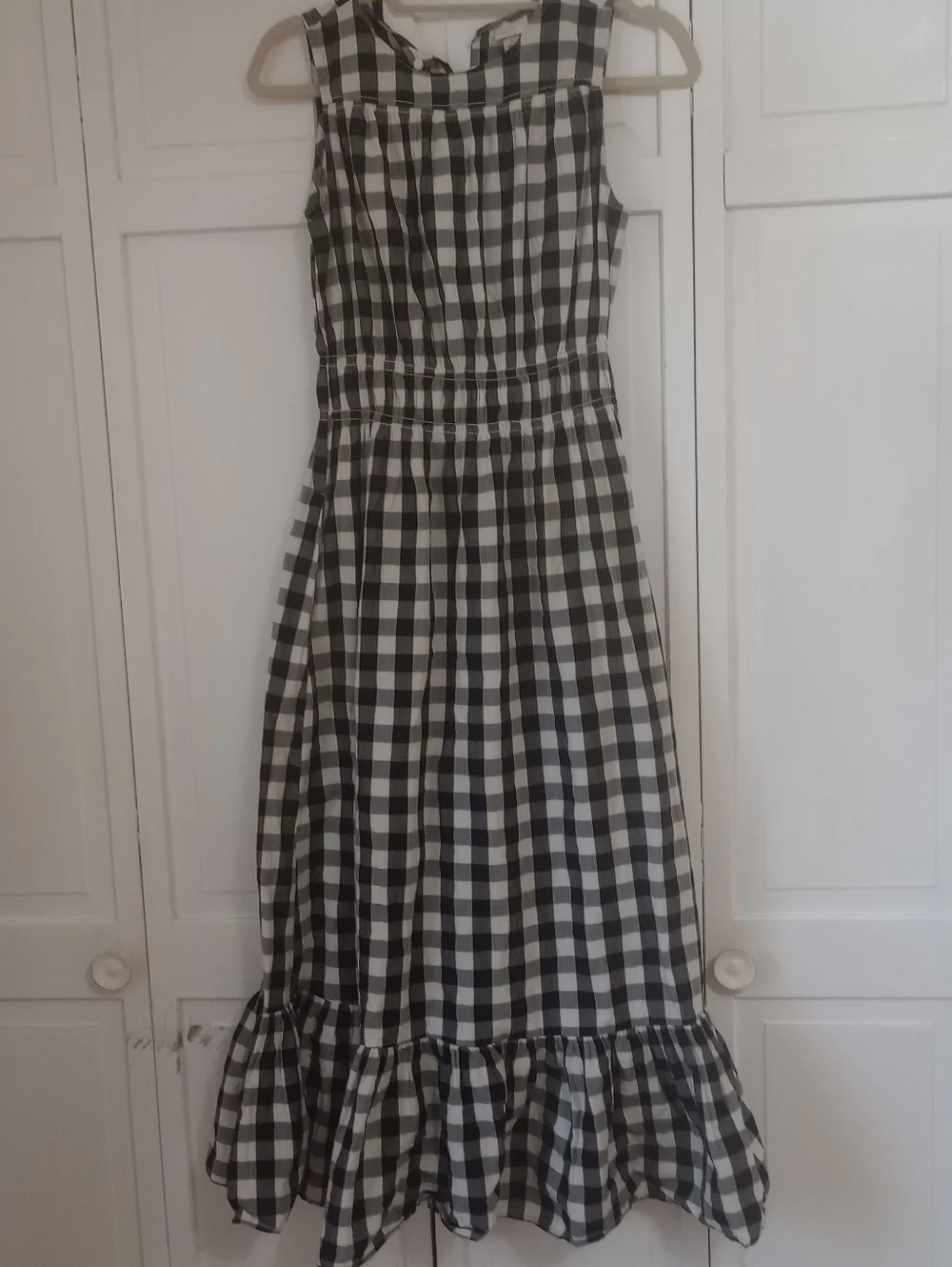 A New Day Black and White Gingham Sleeveless Dress Size Small - Picture 5 of 13